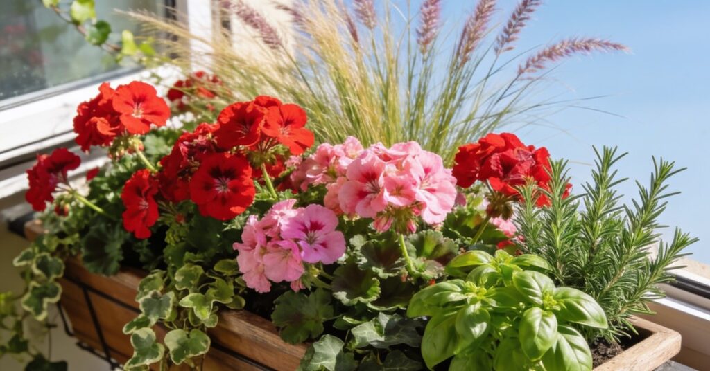 Z czym łączyć pelargonie? Najlepsze kompozycje na balkon i do ogrodu