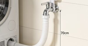 Za nisko odpływ pralki? Sprawdź, dlaczego wysokość odpływu musi mieć 60 cm